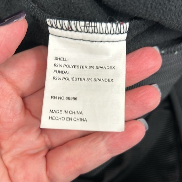 Iceburg Women’s Wind/Water‎ Resistant Vest Size Small Black EUC Lined Pockets - Picture 7 of 9